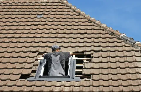 Pose de velux - Camors